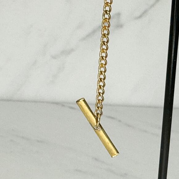 Vintage Sterling Silver Oval Lapel Tie Tack Pin - Picture 7 of 11